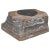 Dimensions: 6" W x 7" D x 4" H Salvaged base of a column has been thoughtfully upcycled into a candle holder.