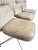 1970s Space Age Gathered Vinyl Swivel Dining Chairs—Set of 4 For Sale - Image 4 of 11