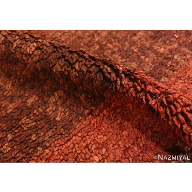 Nazmiyal Collection Vintage Abstract Design Moroccan Berber Runner Rug For Sale In New York - Image 6 of 7