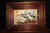 Cabin Signed McGee Mixed-Media Canada Geese Wildlife Diorama in Wood Frame For Sale - Image 3 of 6