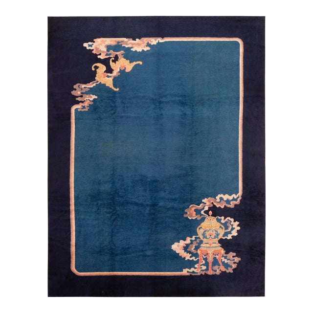 Nazmiyal Collection Antique Chinese Art Deco Rug For Sale