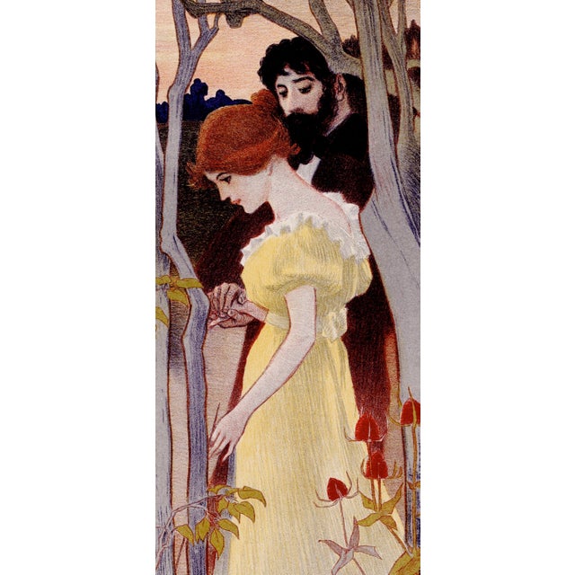 Paul Balluriau, Crépuscule, 1897, Lithograph on Paper For Sale - Image 4 of 10