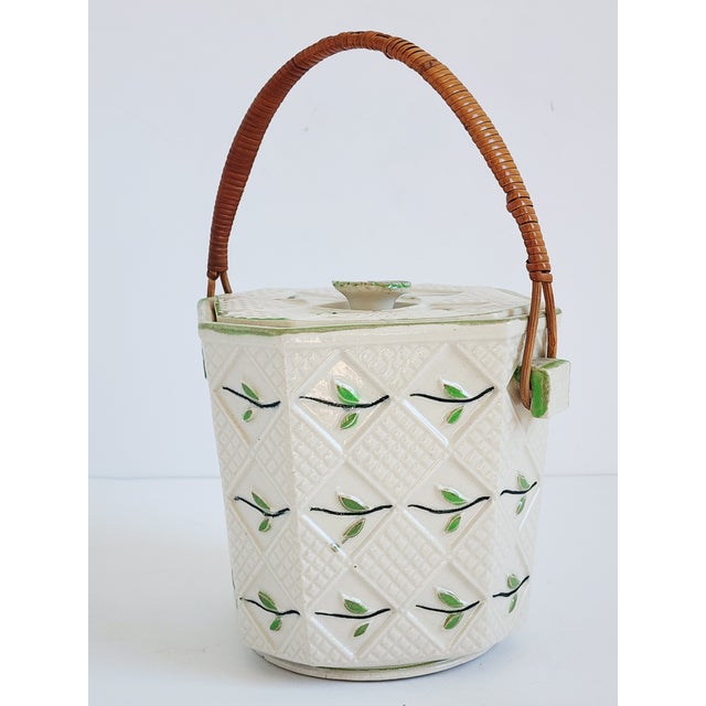 Vintage Japanese Ceramic Cookie Jar For Sale In New York - Image 6 of 12