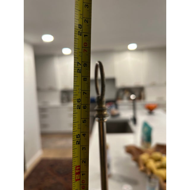 1960s Midsized Vintage Brass Table Lamp. For Sale - Image 5 of 8