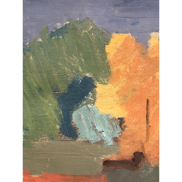 Rune Pettersson, Abstract Landscape, 1950s, Oil Painting on Canvas, Framed For Sale - Image 8 of 13