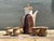 Ceramic Vintage Original Studio Pottery Tall Teapot With Cups For Sale - Image 7 of 12