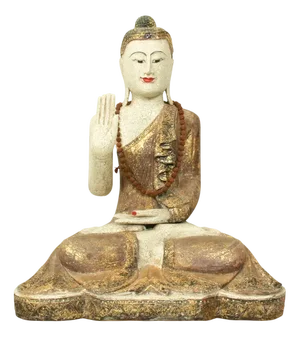 Mid-Century Buddha in the Abhaya Mudra Posture, Burma / Myanmar, 1950s