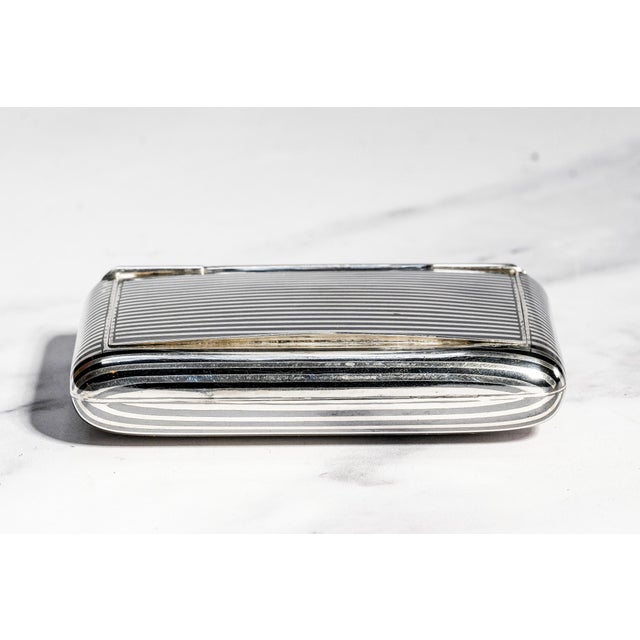 Exceptional Antique European Continental 900 Silver Niello Case Snuff Box Tobacciana Luxury Silver Collectible For Sale - Image 4 of 15