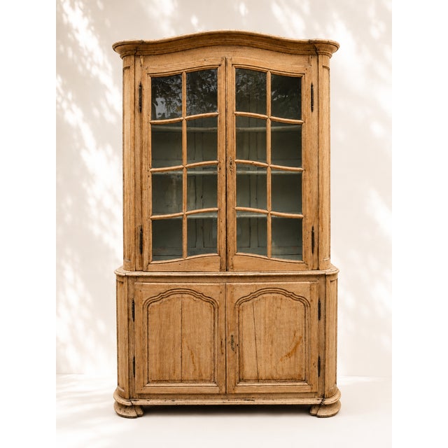18th Century Two-Part Oak Cabinet, Northern France, 1770 For Sale - Image 8 of 8