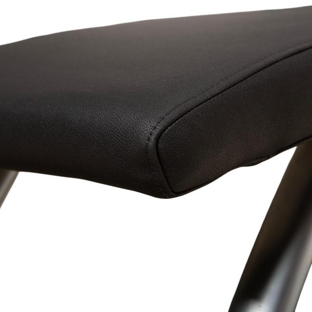 Black and Anthracite Upholstered Model 2600 Chaise Lounge by Rolf Benz For Sale - Image 5 of 13
