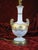 Table Lamp Glass Urn Vase Antique Bohemian Moser Gold Leaves For Sale - Image 18 of 18