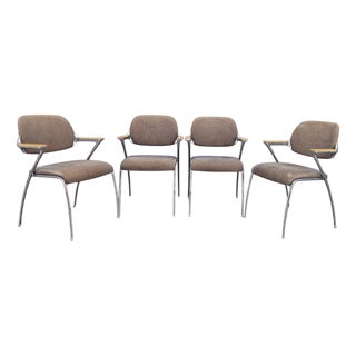 Golf Dining Chairs attributed to Franceso Zaccone, Germany, 1970s, Set of 4 For Sale