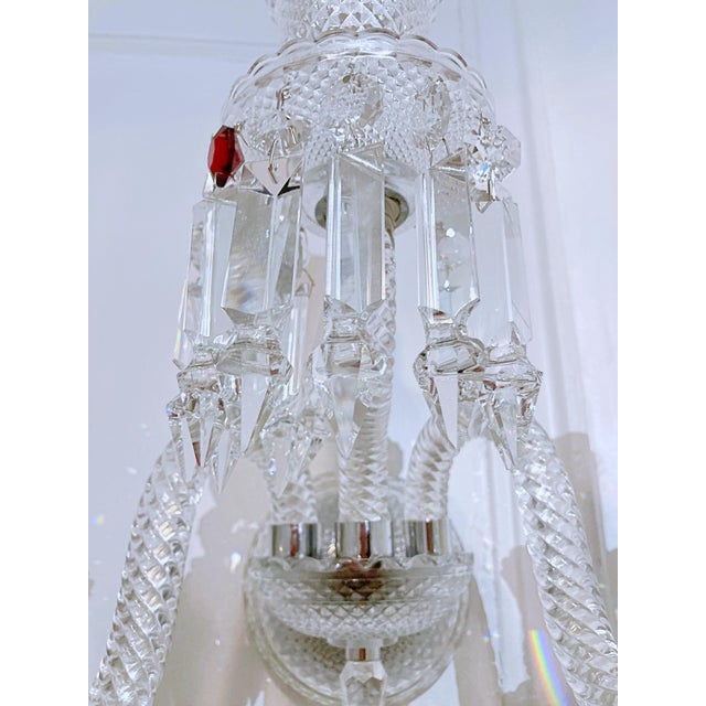 1980s Crystal Wall Sconces With Spear Crystals - A Pair | Chairish