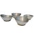 Modernist Cast Aluminum Biomorphic Shape Serving Bowls - Set of 4 For Sale - Image 10 of 10
