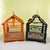 Art Nouveau Black Japanned Metal Bird Cage, Hand-Painted, Circa 1900-1920 For Sale - Image 16 of 16