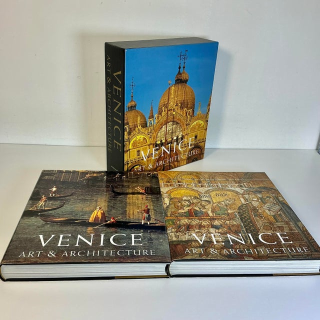 Renaissance 1997 Vintage Italian Renaissance ‘Venice Art & Architecture’ Book - 2 Volume Set For Sale - Image 3 of 18