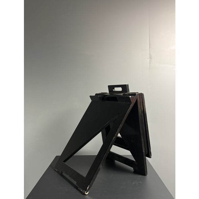 Postmodern Dutch Foldable Side Chair from Eindhoven Design Academy, 1980s For Sale - Image 17 of 18