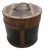 Vintage Round Wooden Hatbox, 1950s For Sale