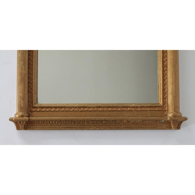 Vintage Neoclassical Empire-Style Rectangular Wall Mirror For Sale - Image 4 of 13