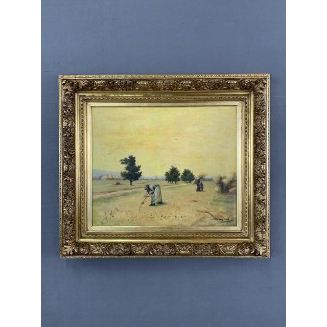 Paul Emile Felix Raissiguier, Landscape, Late 19th Century, Oil on Canvas, in Very Good conditions. Designed 1890 to 1919