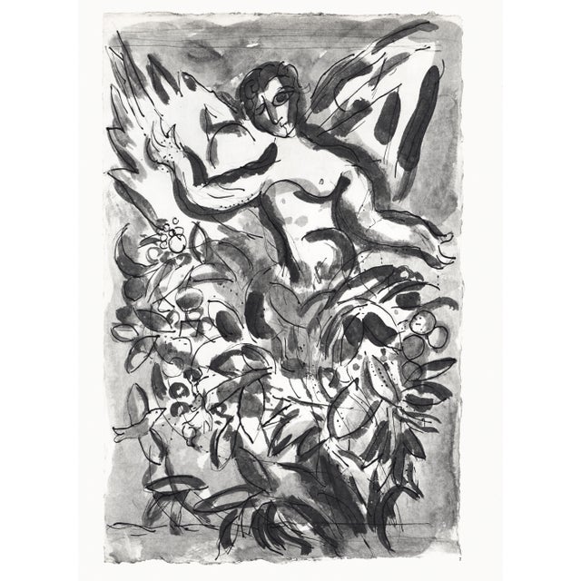 Original héliogravure by March Chagall from the famous last issue of Verve (Number 37-38), published in 1960. While many...