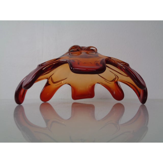 Sommerso Murano Glass Bowl, Italy, 1960s For Sale - Image 10 of 14