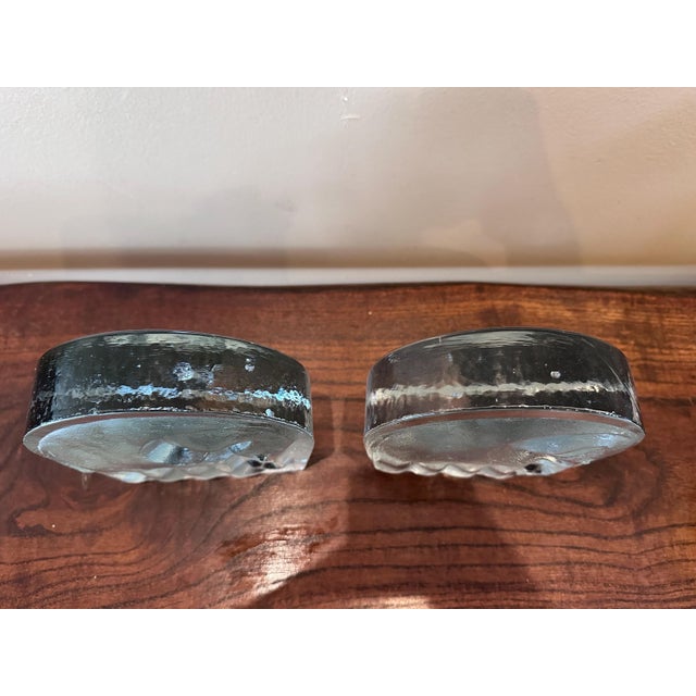 1970s Vintage Blenko Glass Elephant Bookends MCM For Sale - Image 5 of 8