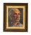 Gray Vintage Oil Painting Portrait of Bald Man With Gray Goatee For Sale - Image 8 of 8