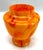 Pique Fleurs Vase in Multi Color Orange Decor with Grille, 1930s For Sale - Image 3 of 16