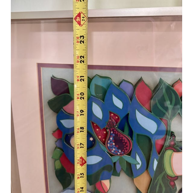 Framed Mordechai Rosenstein Layered Pop Art For Sale - Image 4 of 12