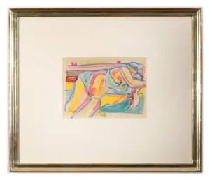 Miklos Nemeth, Akt, 1990s, Watercolor