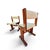 Beige Danish Brutalist Rosewood Dining Chairs Attributed to Gangso Mobler, 1970s. Set of 6 For Sale - Image 8 of 10