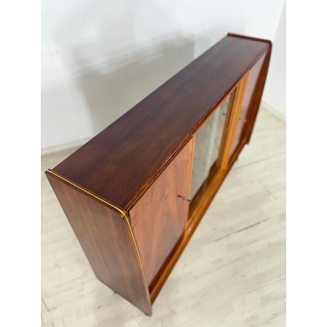Wood Mid-Century Display Cabinet, 1960s For Sale - Image 7 of 11