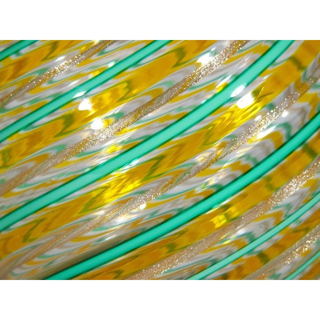 Vintage Multi-Colored Murano Glass Vase from Fratelli Toso, 1970s For Sale - Image 6 of 8