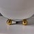 White 1980s Geometric Brass and Glass Table Lamp for Technolumen, Germany For Sale - Image 8 of 18