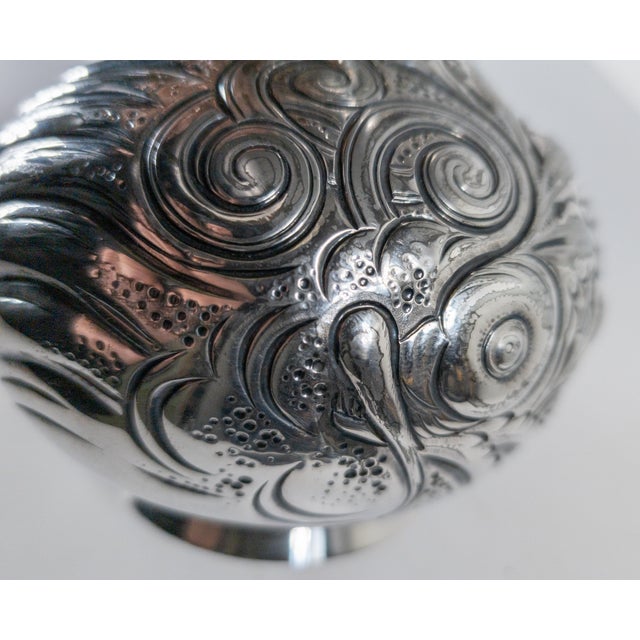 19th Century American Meriden Silverplate Pitcher Presented to Captain James Seaman For Sale - Image 11 of 14