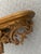 Mid 20th Century Mid 20th Century Syroco Wood Gold Demilune Ornate Curved Wall Shelf For Sale - Image 5 of 11