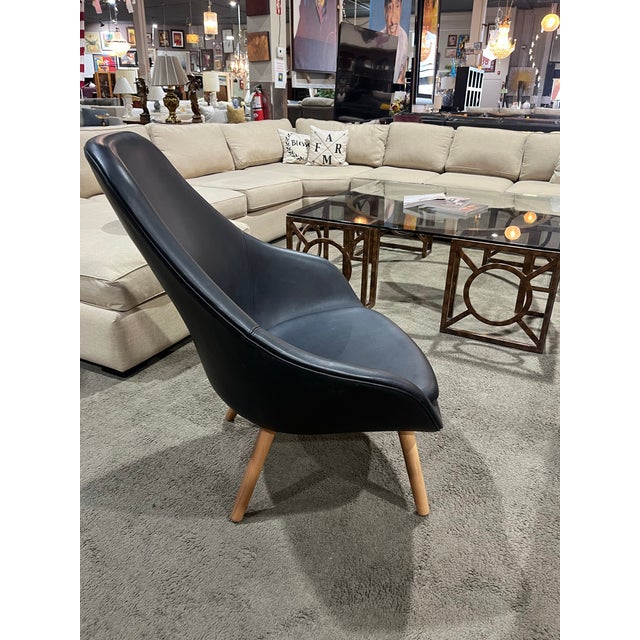 Design Within Reach Design Within Reach "Hay" Leather Lounge Chair For Sale - Image 4 of 9