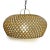 Contemporary Rattan Dome Swirl Pendant Light Medium For Sale - Image 3 of 9