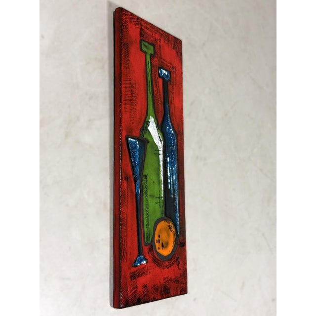 Vintage Ceramic Wall Decoration, 1960s For Sale - Image 4 of 10