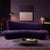 Purple Postmodern Kidney Sofa by Directional For Sale - Image 8 of 8