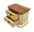Stanley Furniture Solid Pecan Antiqued Yellow Cream Painted Mediterranean 27" Two Drawer Nightstand For Sale In Kansas City - Image 6 of 11