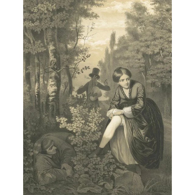 C. Maurand, On ne pense pas à tout, Lithograph, 1840 For Sale - Image 6 of 10