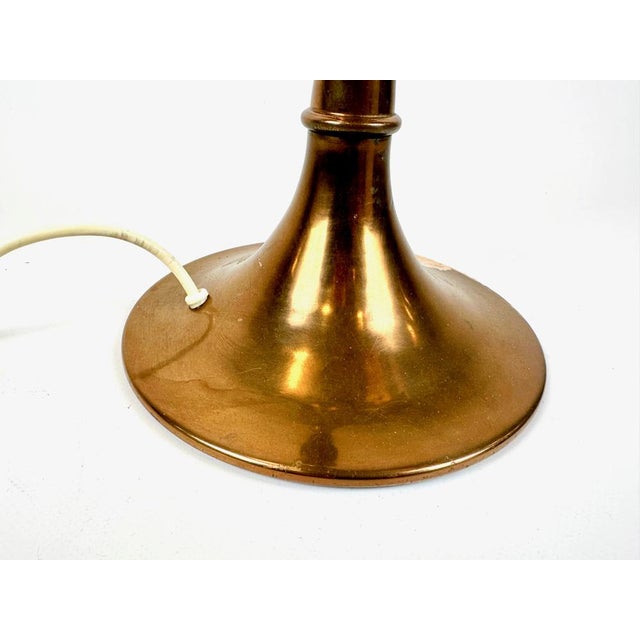 Metal Mid-Century Modern Bamboo Table Lamp in Bronze by Ingo Maurer for Design M, 1970s For Sale - Image 7 of 9