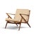 Poul Jensen for Selig Mid Century Walnut Z Lounge Chairs - Pair For Sale In Chicago - Image 6 of 12