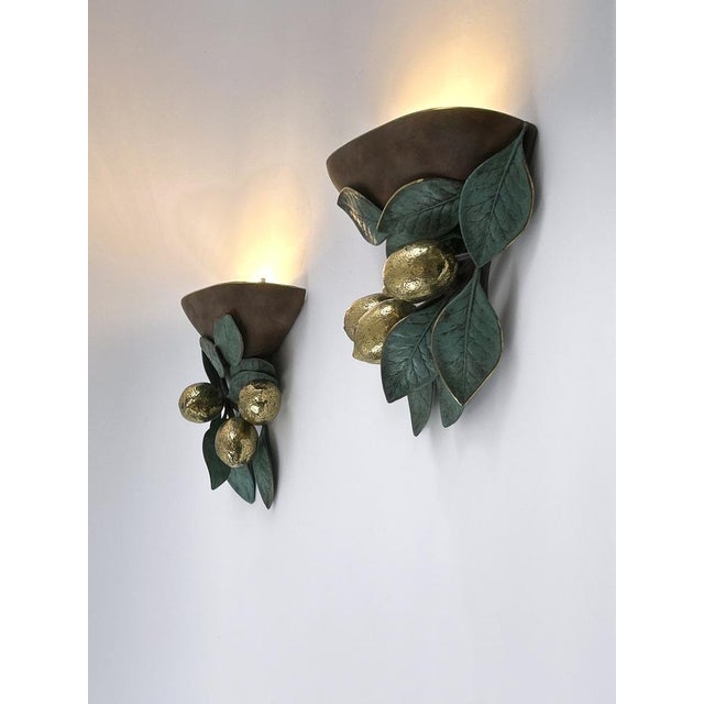 Mid-Century Brass Lemon Sconces by Hans Möller, 1970s, Set of 2 For Sale - Image 15 of 18