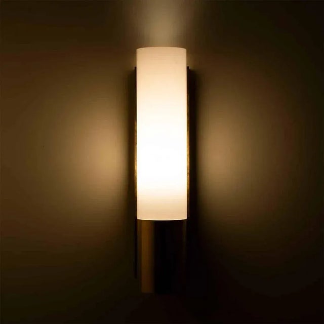 Opaline Glass Wall Lights from Glashütte Limburg, 1970, Set of 2 For Sale - Image 14 of 16