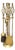 Brass Fireside Companion Set, 1900, Set of 5 For Sale