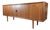(Attributed/Styled After) Svend Aage Larsen for Faarup Møbelfabrik Mid Century Danish Teak Tambour Door Credenza For Sale