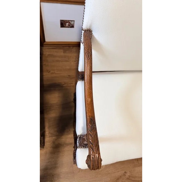 Antique White Sofa For Sale - Image 13 of 18